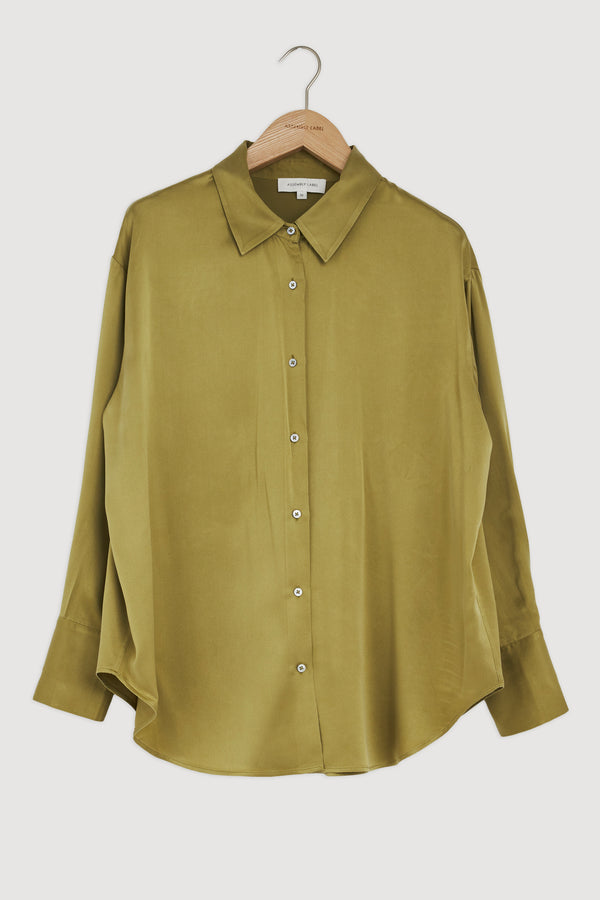 Re-Worn Womens Silk Long Sleeve Shirt