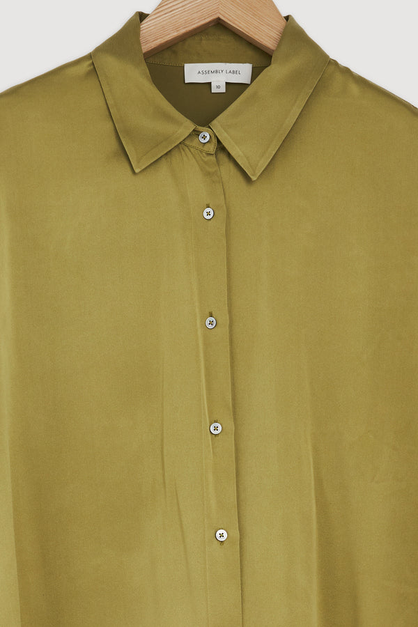 Re-Worn Womens Silk Long Sleeve Shirt