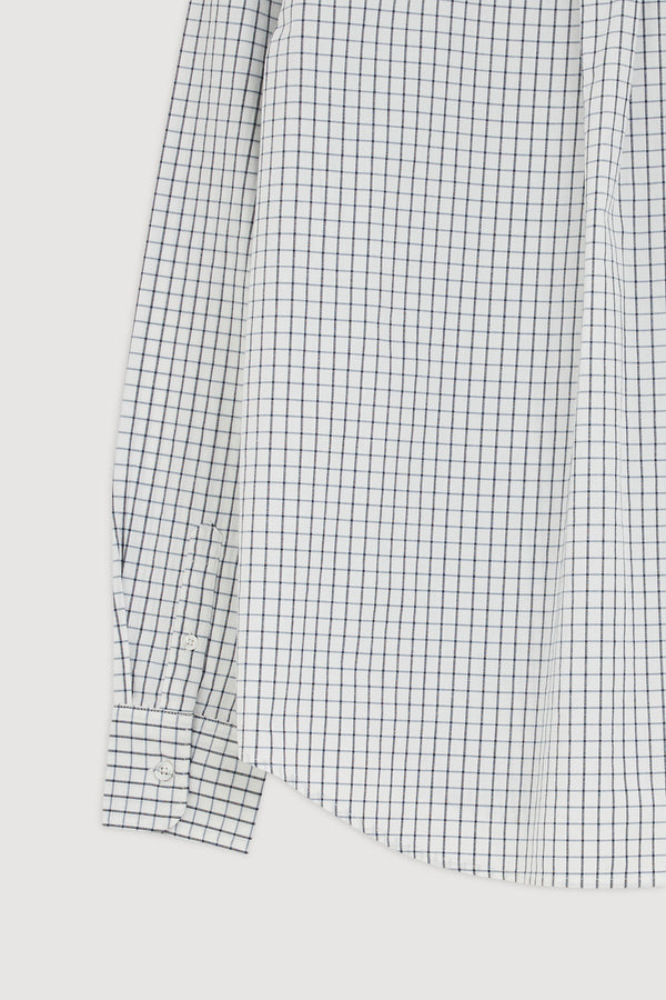 Re-Worn Mens Cotton Stripe Long Sleeve Shirt