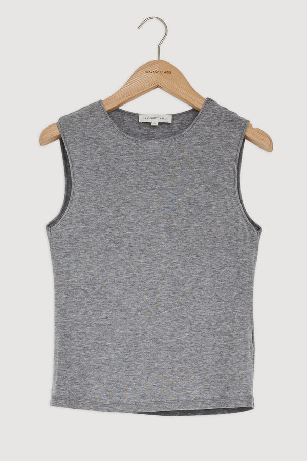 Re-Worn Womens Wool Blend Textured Tank