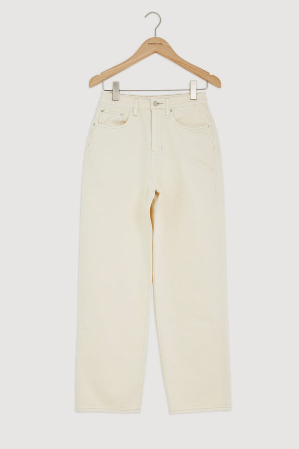 Re-Worn Womens Denim Straight Leg Jean