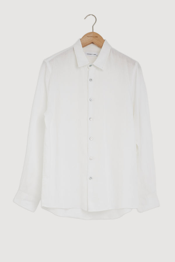 Re-Worn Mens Linen Long Sleeve Shirt