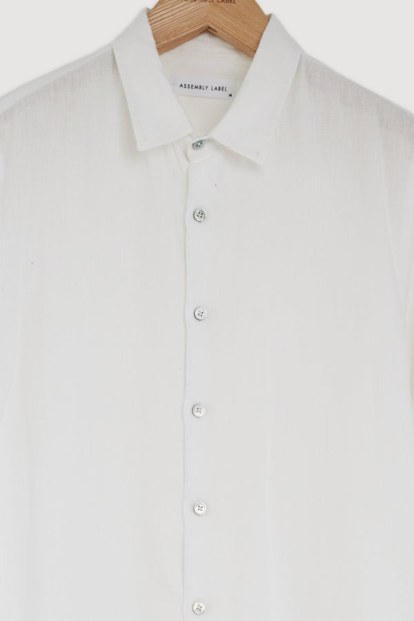 Re-Worn Mens Linen Long Sleeve Shirt
