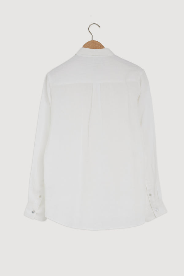 Re-Worn Mens Linen Long Sleeve Shirt