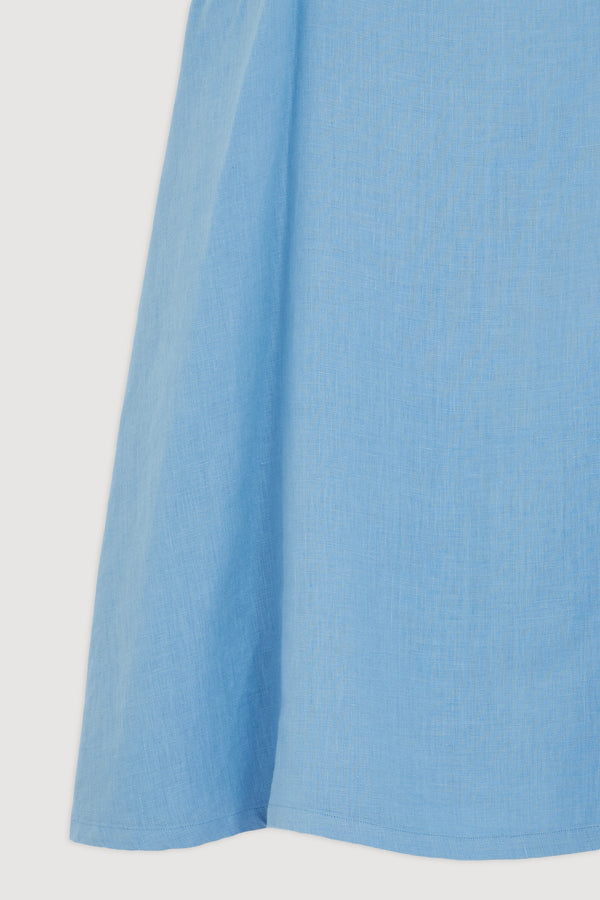 Re-Worn Womens Linen Mini Dress
