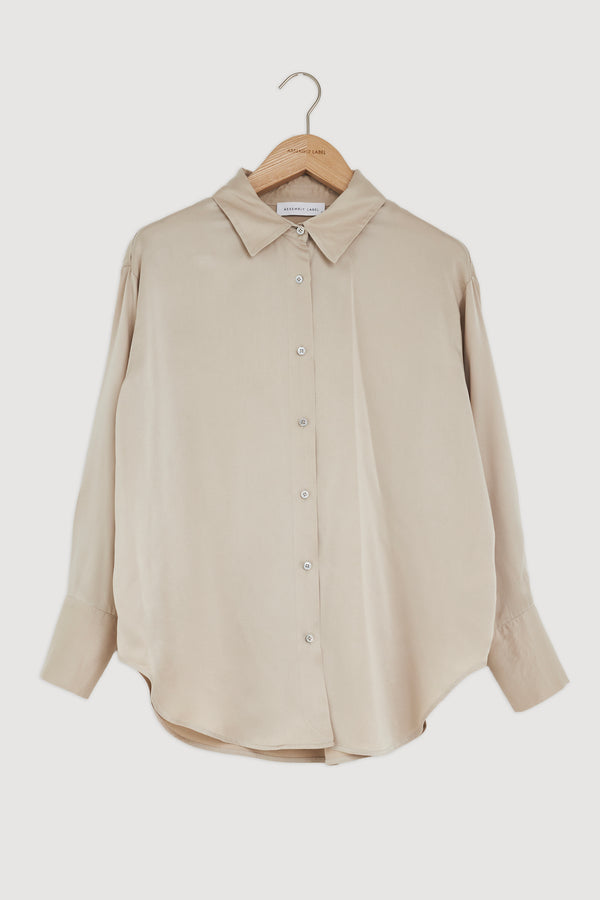 Re-Worn Womens Silk Long Sleeve Shirt