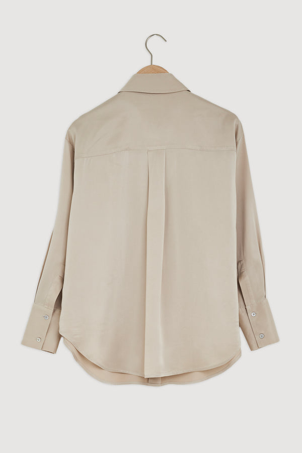 Re-Worn Womens Silk Long Sleeve Shirt