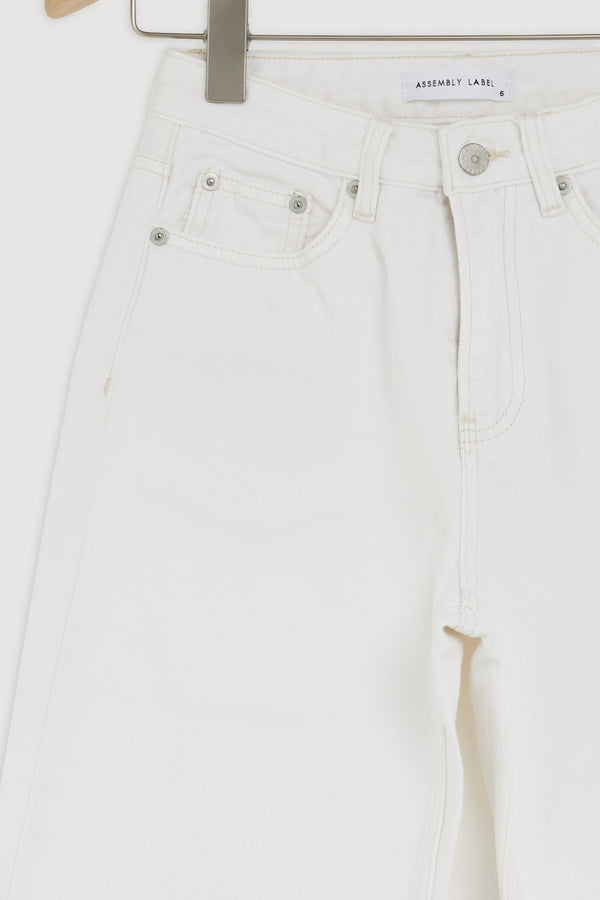 Re-Worn Womens Denim Straight Leg Jean