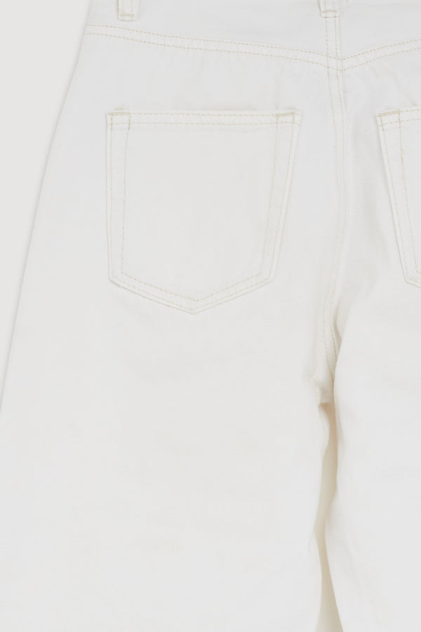 Re-Worn Womens Denim Straight Leg Jean