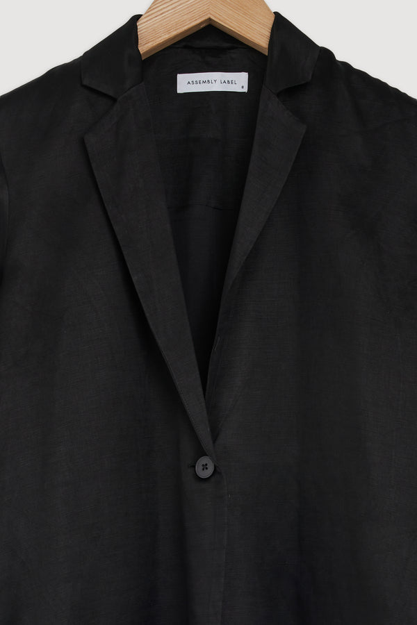 Re-Worn Womens Cupro / Linen Jacket