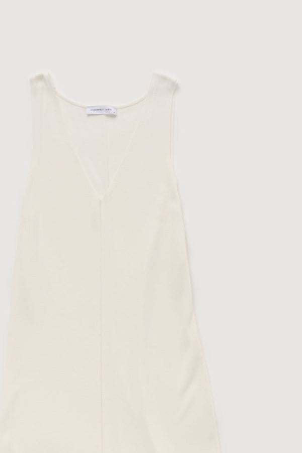 Re-Worn Womens Cotton Blend Textured Slip Dress