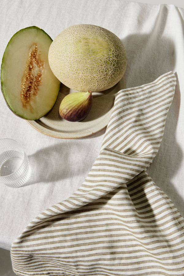 Linen Tablecloth White