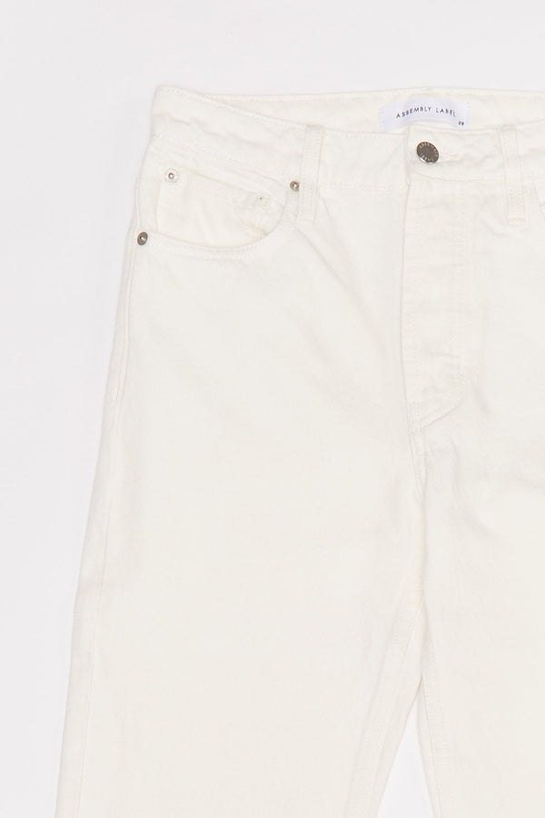 Re-Worn Women Cotton Denim Straight Leg Jean