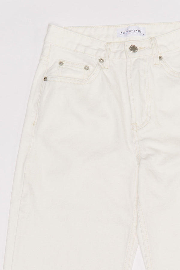 Re-Worn Women Cotton Denim Wide Leg Jean