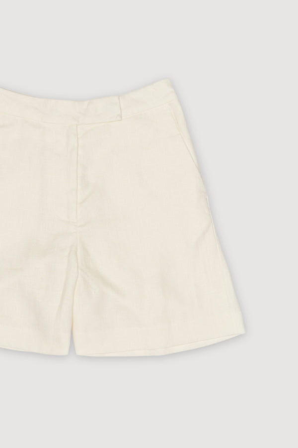 Re-Worn Womens Linen Relaxed Short