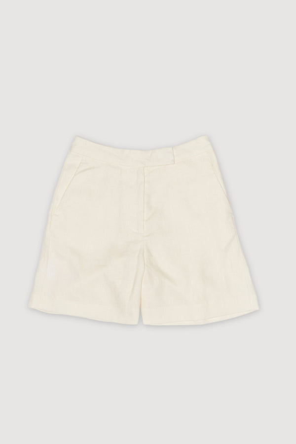 Re-Worn Womens Linen Relaxed Short