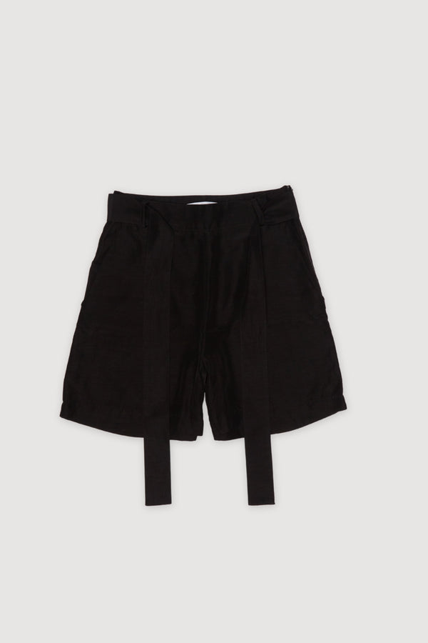 Re-Worn Womens Linen Blend Short