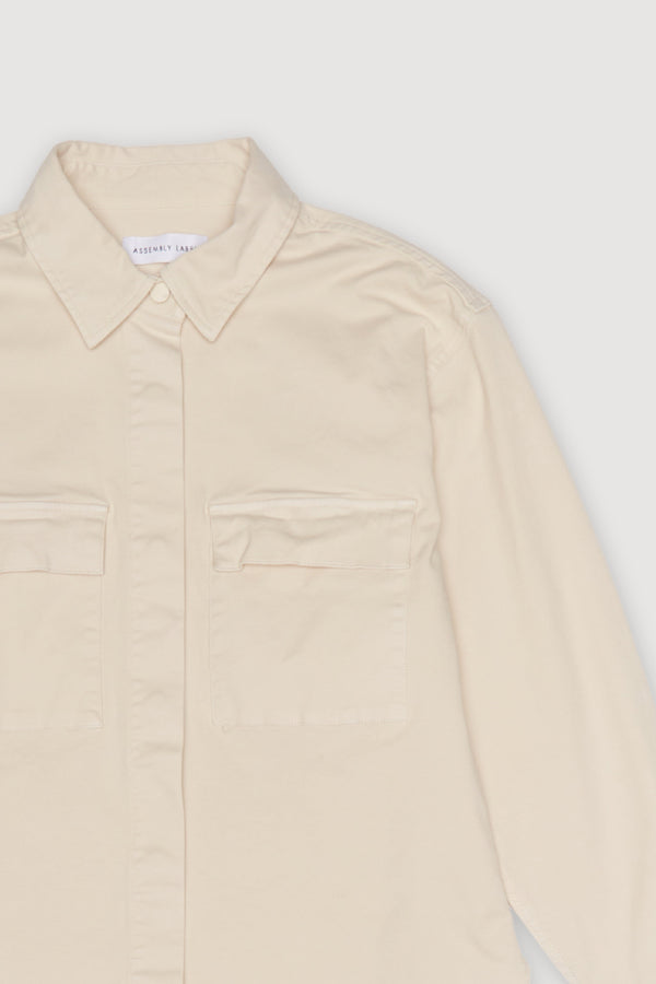 Re-Worn Womens Cotton Blend Long Sleeve Shirt