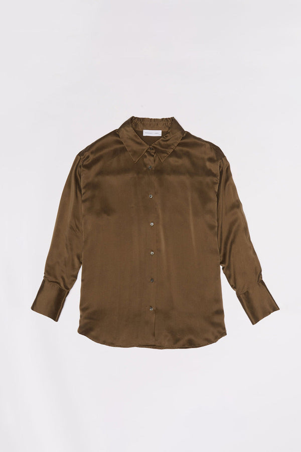 Re-Worn Womens Silk Long Sleeve Shirt