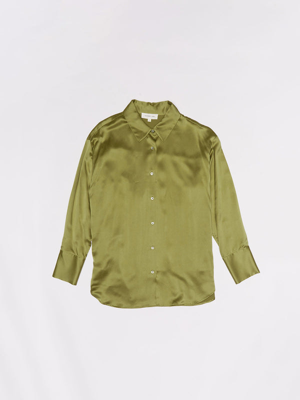 Re-Worn Womens Silk Long Sleeve Shirt
