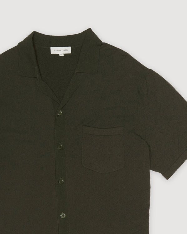 Re-Worn Mens Cotton Blend Textured Shirt