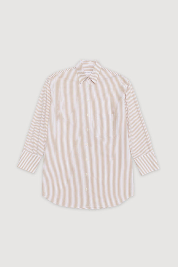 Re-Worn Womens Cotton Stripe Long Sleeve Shirt