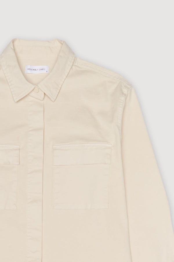Re-Worn Womens Cotton Blend Long Sleeve Shirt