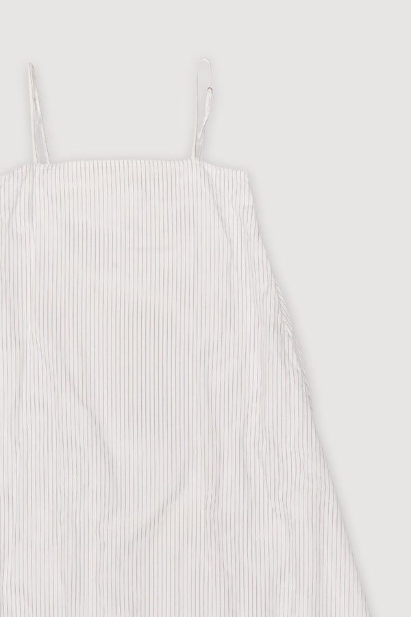 Re-Worn Womens Cotton Stripe Slip Dress