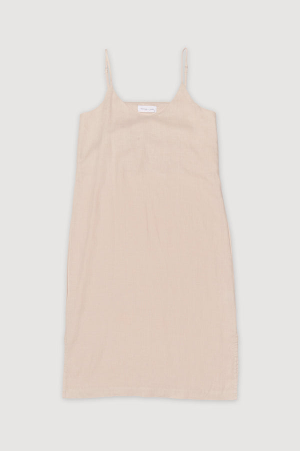 Re-Worn Womens Linen Slip Dress