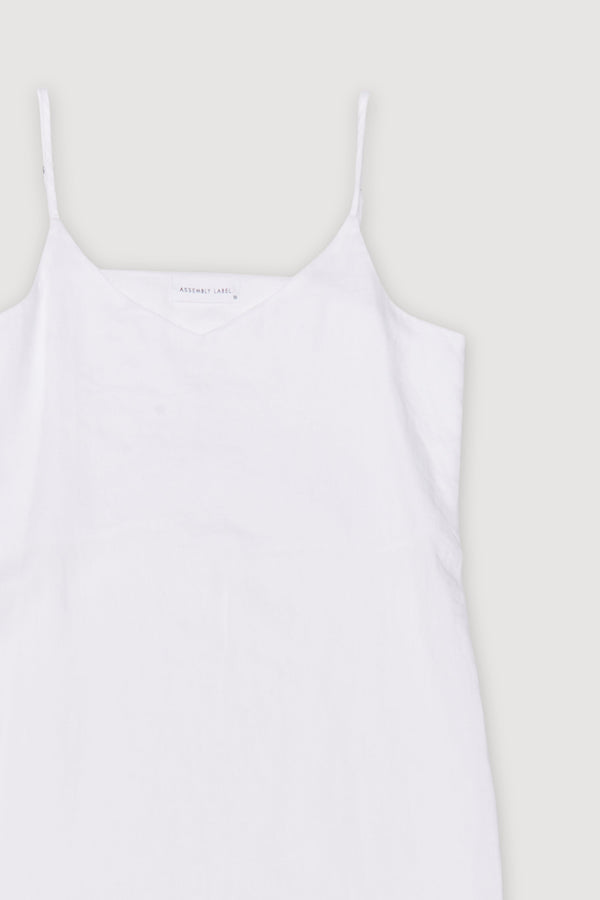 Re-Worn Womens Linen Slip Dress