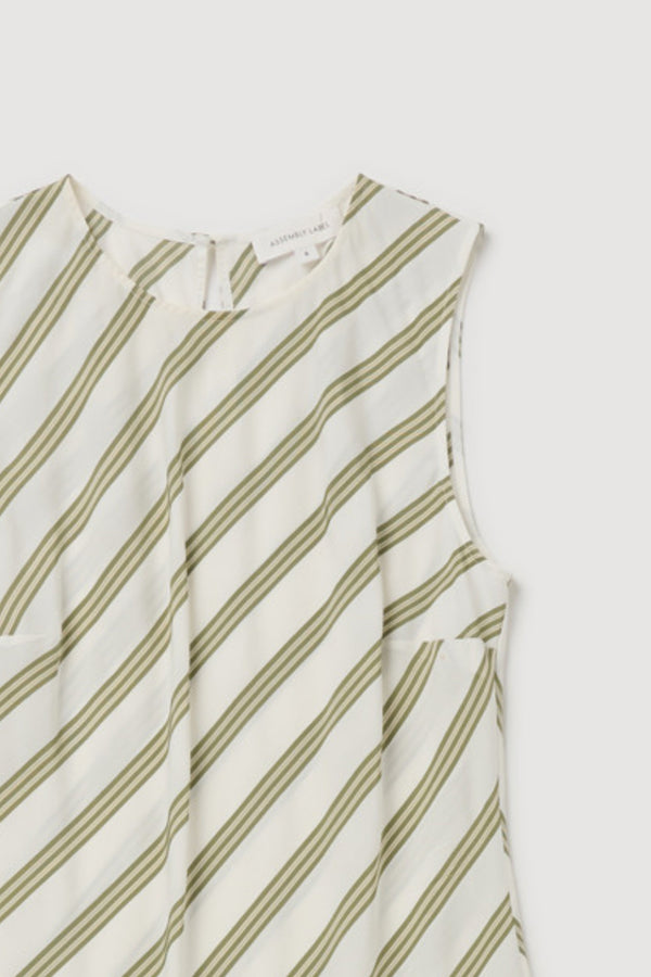 Re-Worn Womens Viscose Blend Stripe Dress