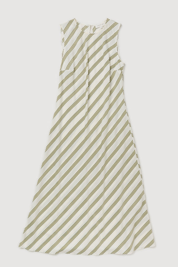 Re-Worn Womens Viscose Blend Stripe Dress