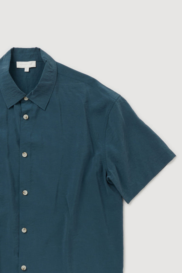 Re-Worn Mens Silk Blend Short Sleeve Shirt