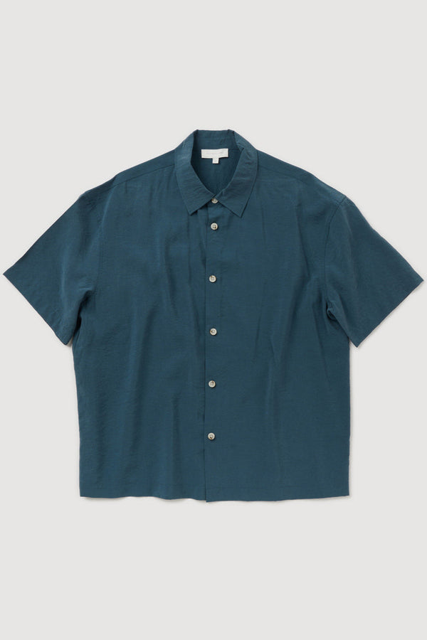 Re-Worn Mens Silk Blend Short Sleeve Shirt