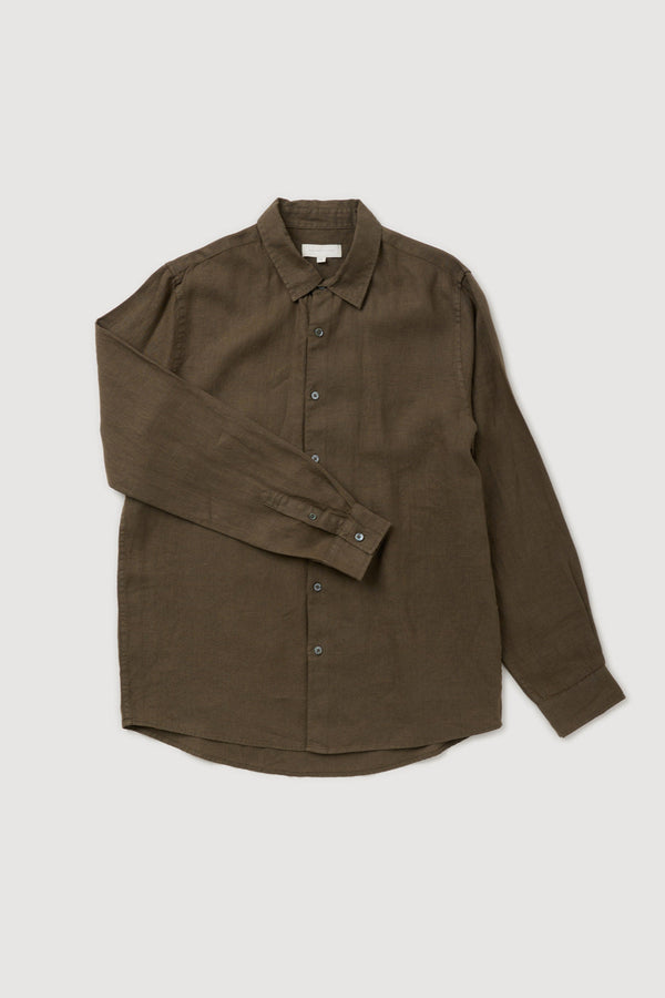 Re-Worn Mens Linen Textured Shirt