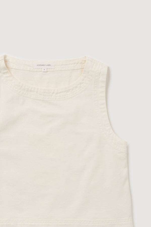 Re-Worn Womens Cotton Textured Tank