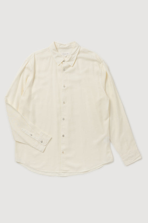 Re-Worn Mens Linen Blend Textured Shirt