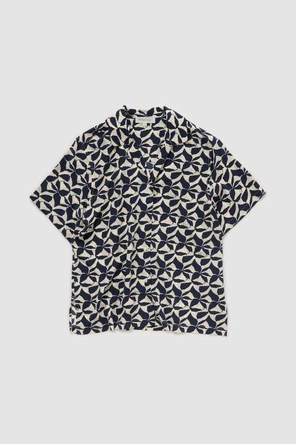 Re-Worn Womens Silk Short Sleeve Shirt