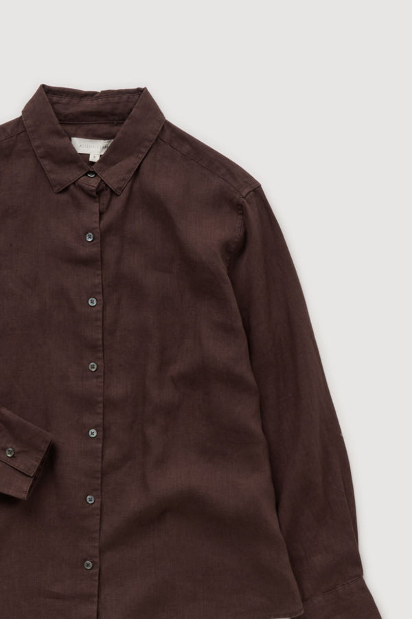 Re-Worn Womens Linen Textured Shirt