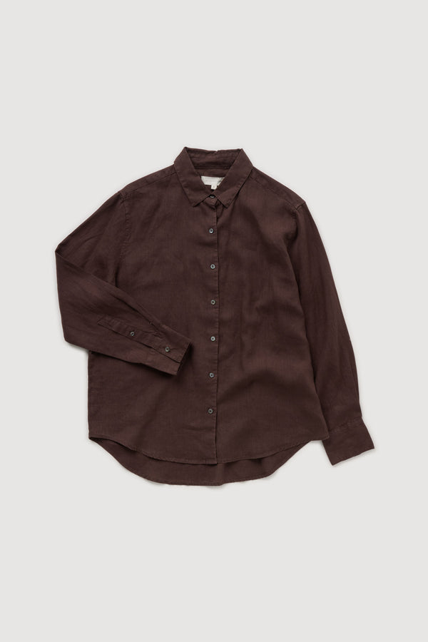 Re-Worn Womens Linen Textured Shirt