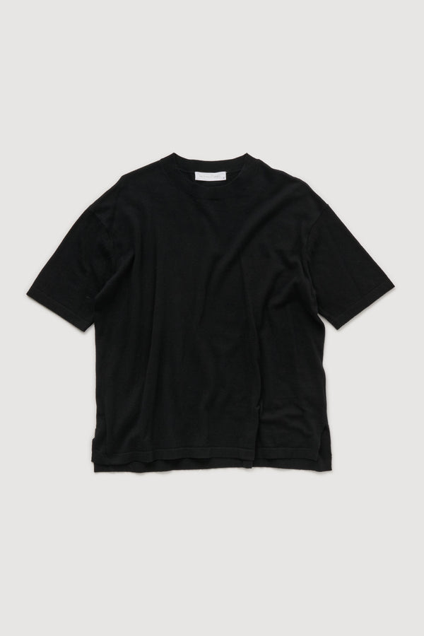 Re-Worn Womens Cashmere Blend Textured Tee