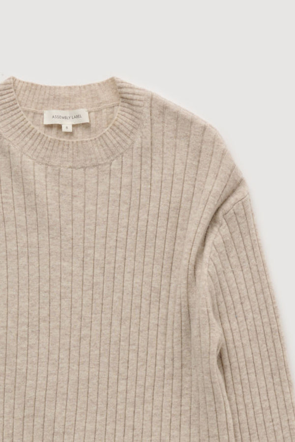 Re-Worn Womens Cashmere Blend Textured Sweater