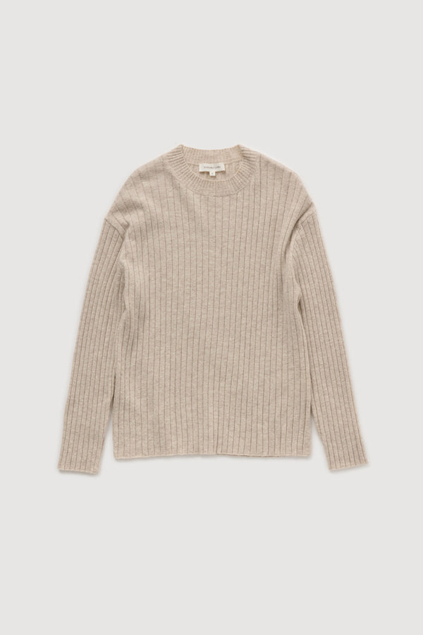 Re-Worn Womens Cashmere Blend Textured Sweater