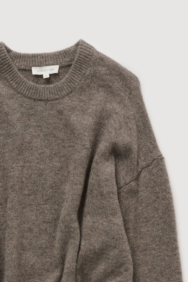 Re-Worn Womens Wool Blend Textured Sweater