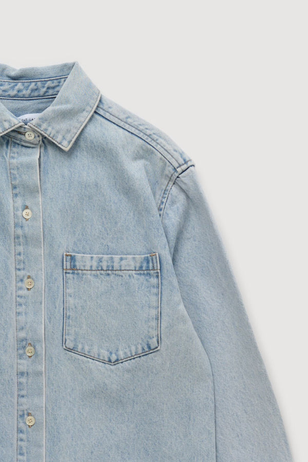 Re-Worn Cotton Denim Shirt