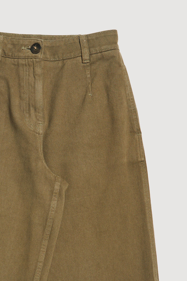 Re-Worn Womens Cotton Contrast Stitch Pant