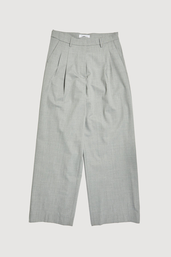 Re-Worn Womens Wool Blend Textured Pant
