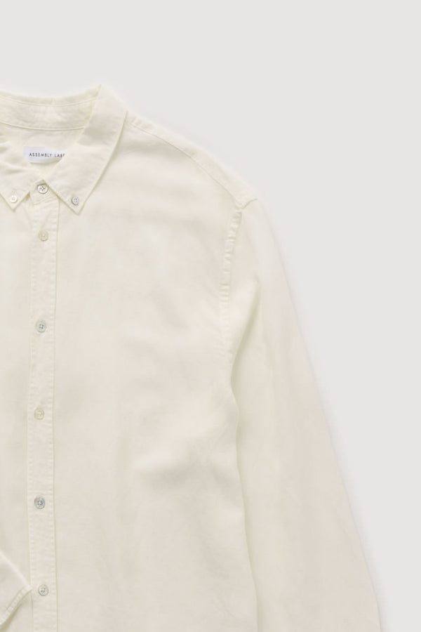 Re-Worn Mens Linen Blend Textured Shirt