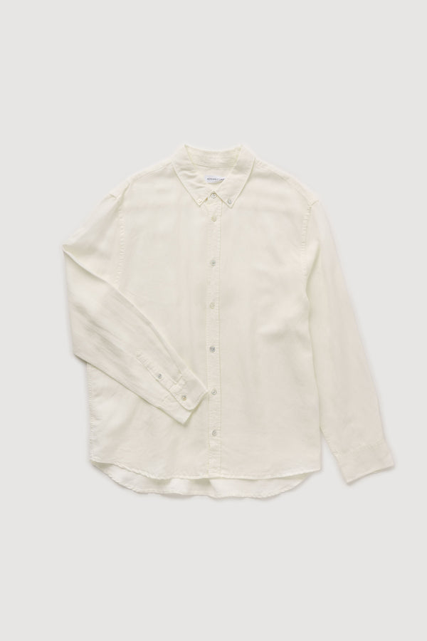 Re-Worn Mens Linen Blend Textured Shirt