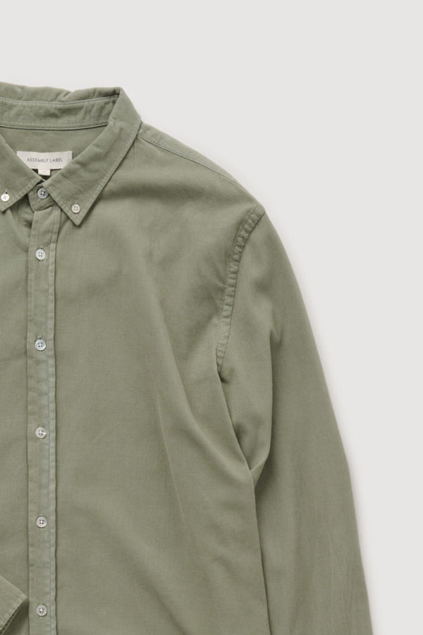 Re-Worn Mens Cotton Cord Long Sleeve Shirt